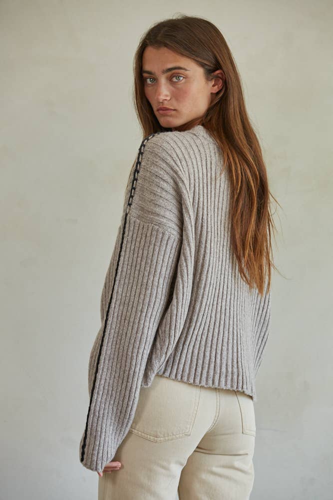 Heather Knit Sweater