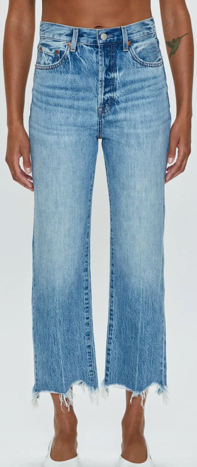 Cassie Crop Super High Rise Straight