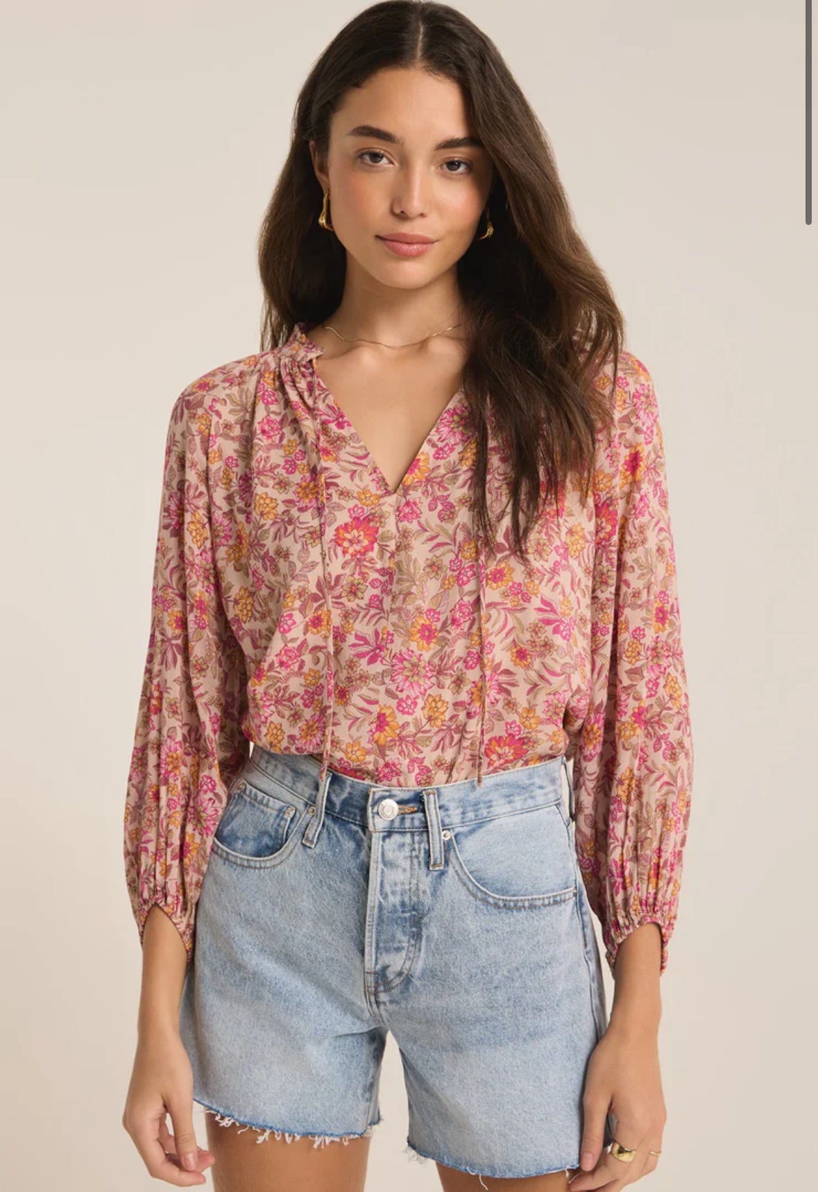 Carine Lima Floral Top