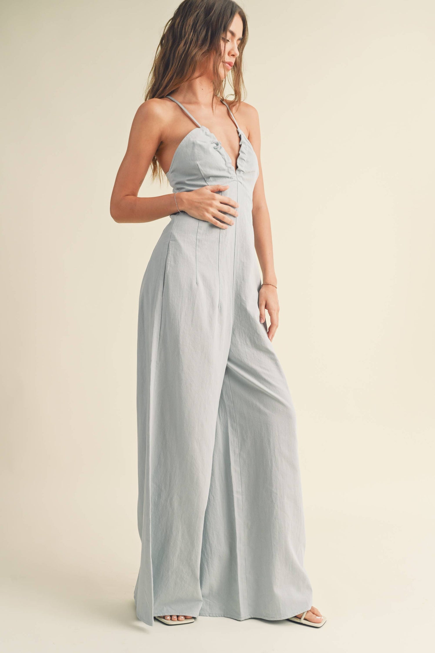 Washed Cotton Jumpsuit