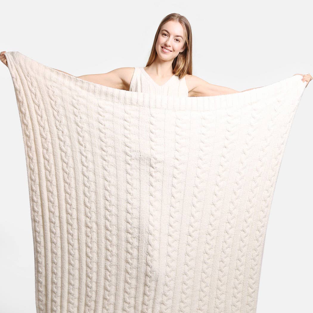 Luxury best sale knitted throws